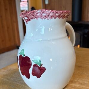 Neher Vintage Apple Design Ceramic Pitcher